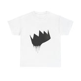 Crown Drip Unisex Heavy Cotton Tee, Casual T-Shirt, Streetwear, Gift for Artists, Festival Wear, Graphic Tee