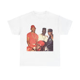 Retro Hip Hop Unisex Heavy Cotton Tee - Vintage Style Streetwear