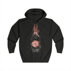 Champagne Graffiti Unisex Hoodie - Unique Fashion Statement for Wine Lovers