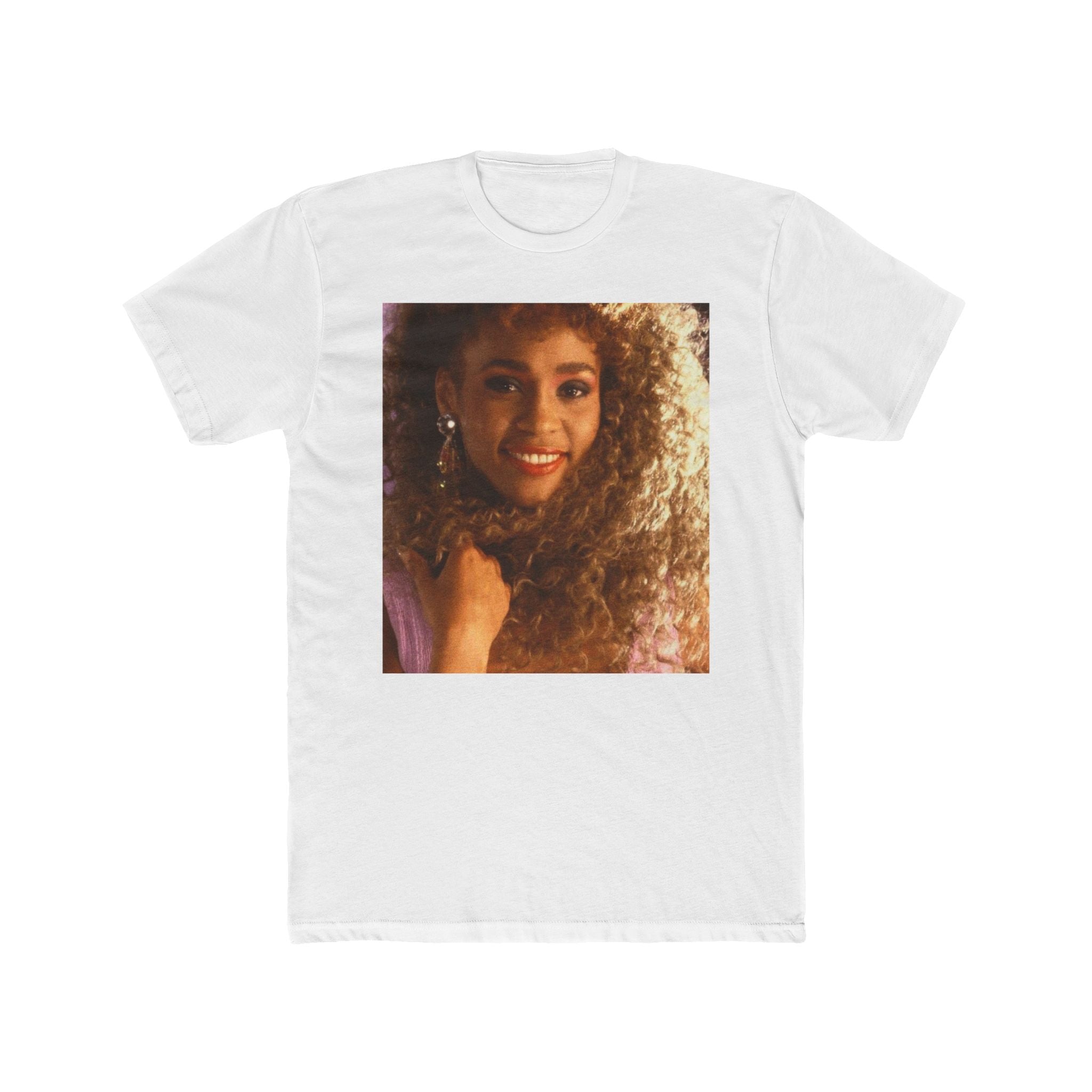 Golden Curls Portrait T-Shirt