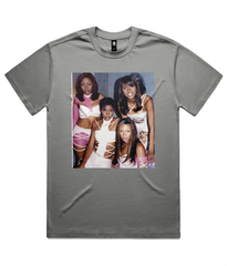 Destiny Child heavyweight tee in Athletic Heather