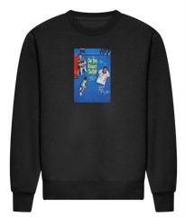Do The Right Thing heavyweight sweatshirt in Deep Black, without white borders