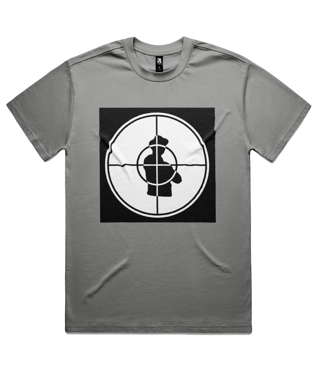 Public Enemy Heavyweight Tee in Athletic Heather, corrected artwork