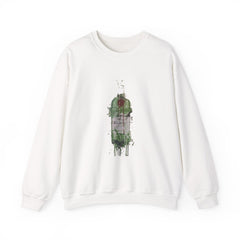 Artistic Green Bottle Crewneck Sweatshirt, Unisex Heavy Blend™
