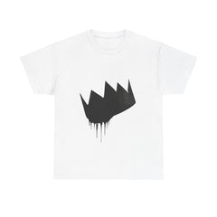 Crown Drip Unisex Heavy Cotton Tee, Casual T-Shirt, Streetwear, Gift for Artists, Festival Wear, Graphic Tee