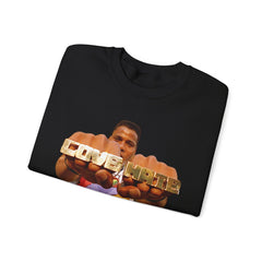 "Love vs. Hate" Radio Raheem Crewneck Sweatshirt - Unisex Comfort