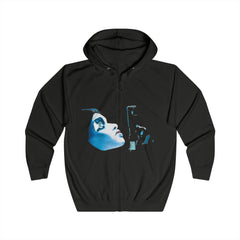 Artistic Blue Face Hoodie - Trendy Fashion Wear