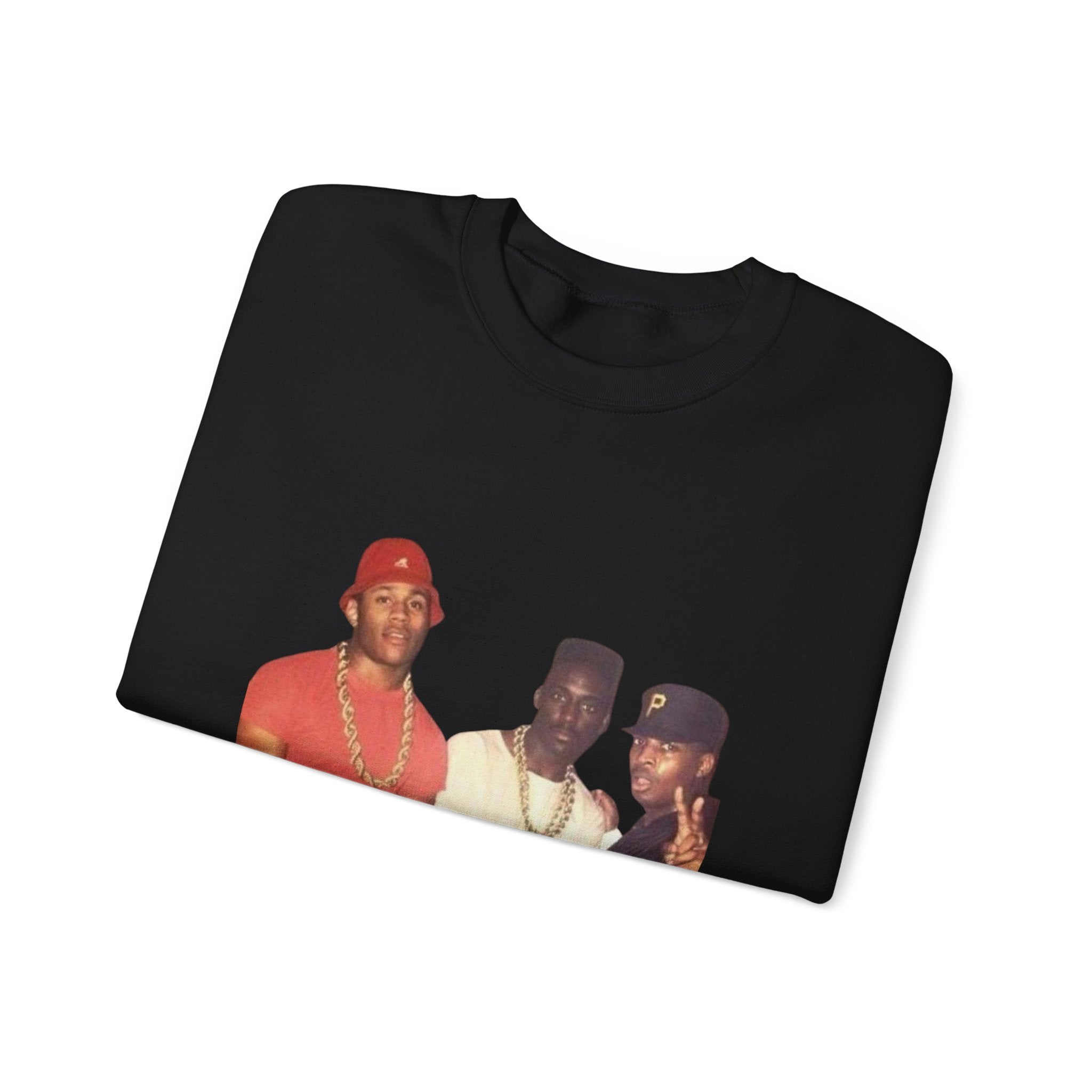 Retro Hip Hop Crewneck Sweatshirt - Classic 90s Style