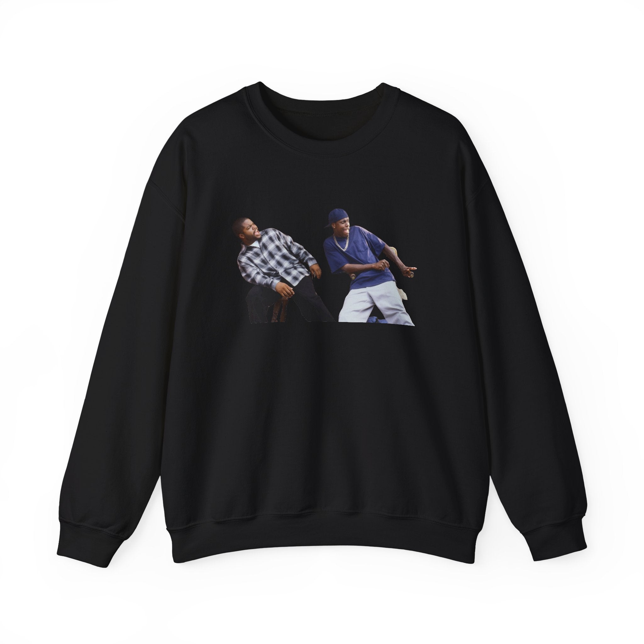 “Daaamn!” Reaction Crewneck Sweatshirt Craig (Ice Cube) and Smokey (Chris Tucker)