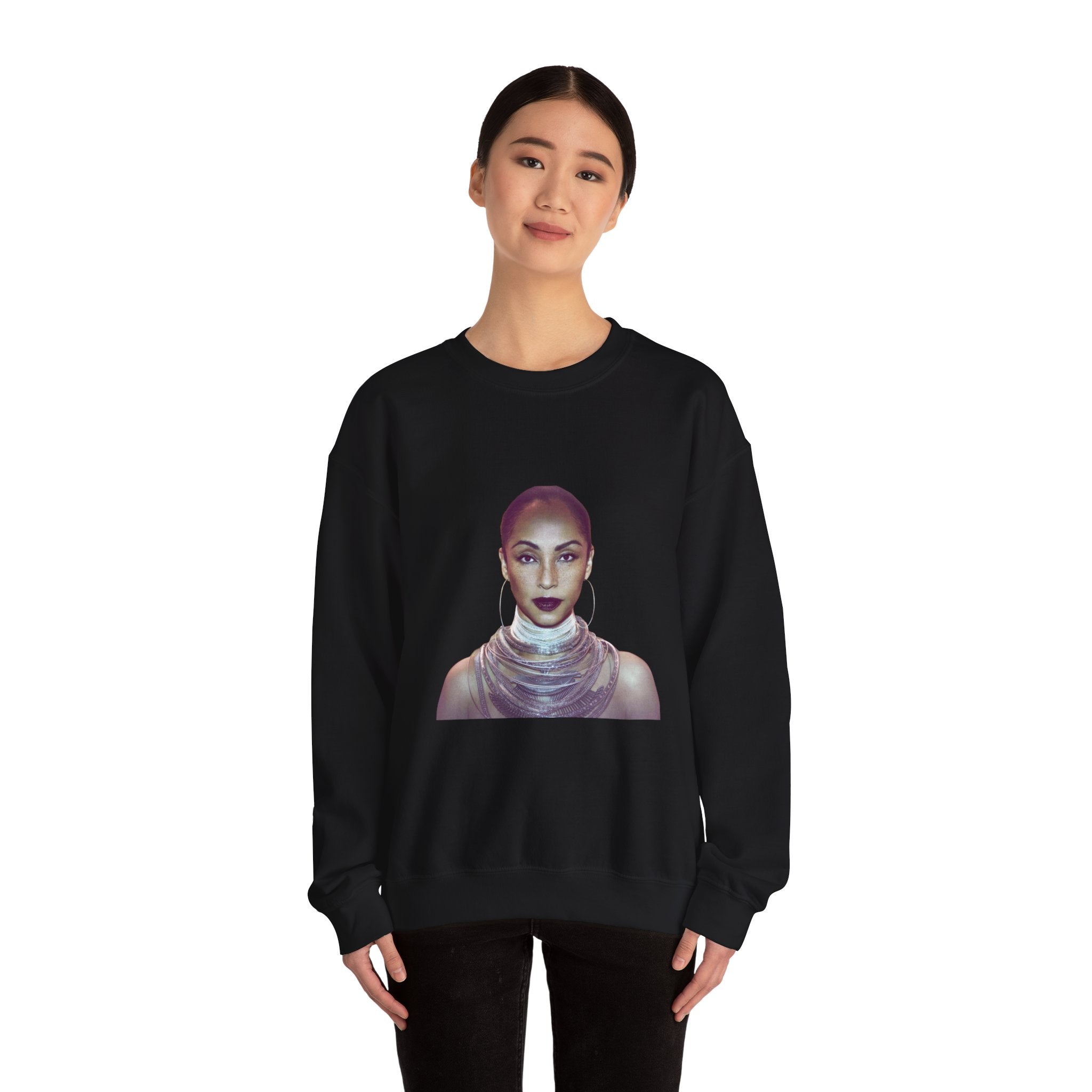 Sade Unisex Heavy Blend™ Crewneck Sweatshirt - Empowering Graphic Sweatshirt for Confident Style
