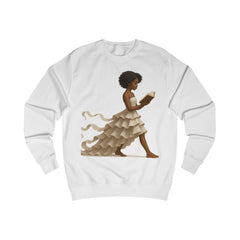 Elegant Reader Women's Sweatshirt - Cozy Reading Gift for Book Lovers