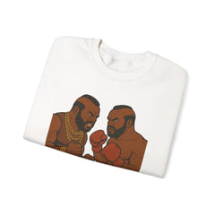 Clubber vs Mr T Design from Rocky Movie Crewneck Sweatshirt