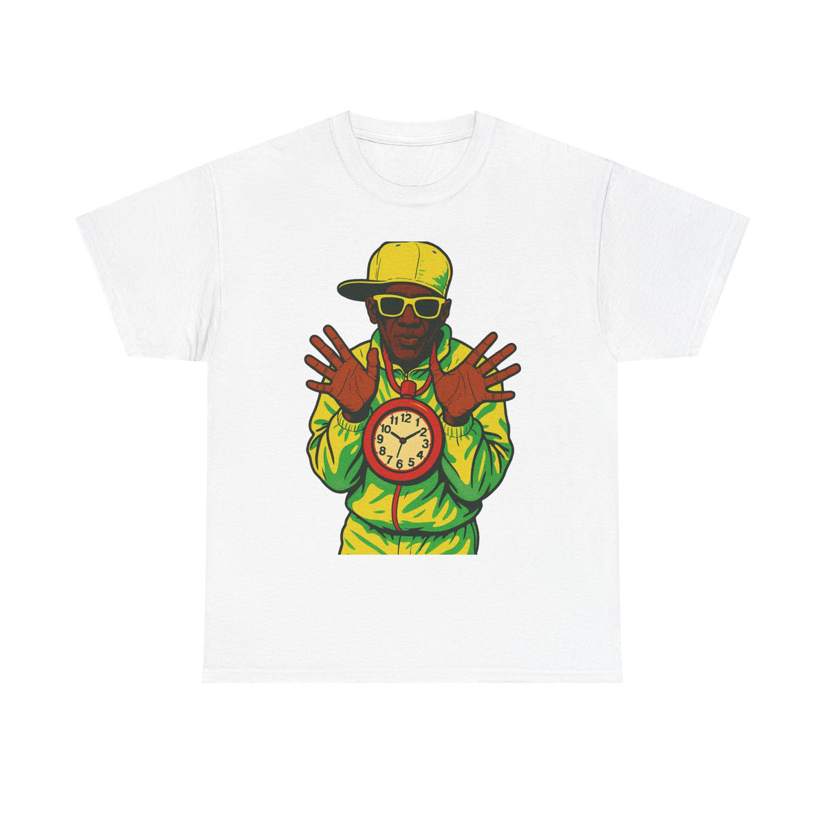 Flavor Flav “Time’s Up” Tribute Unisex Heavy Cotton Tee