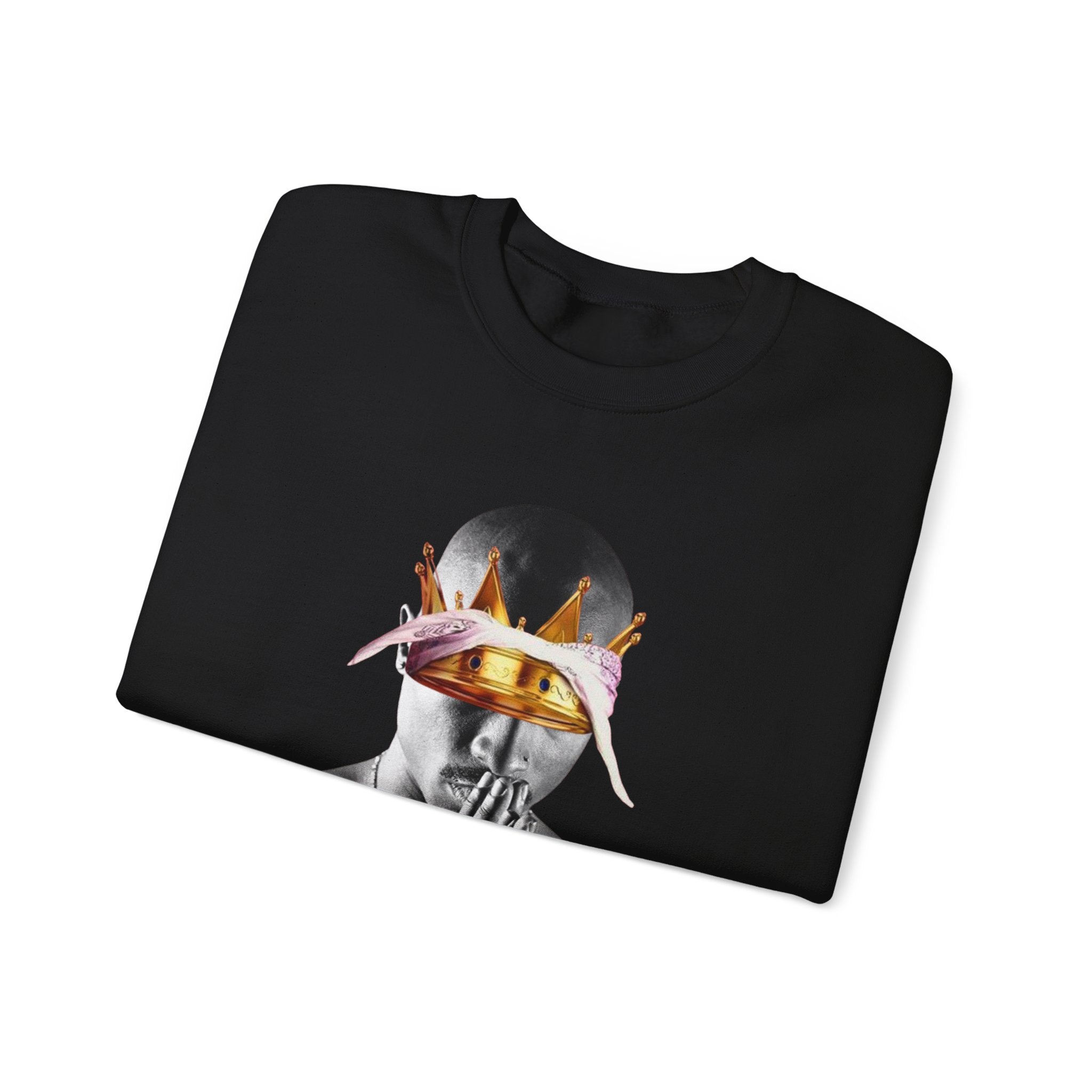 2pac Praying Unisex Crewneck Sweatshirt