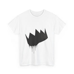 Crown Drip Unisex Heavy Cotton Tee, Casual T-Shirt, Streetwear, Gift for Artists, Festival Wear, Graphic Tee