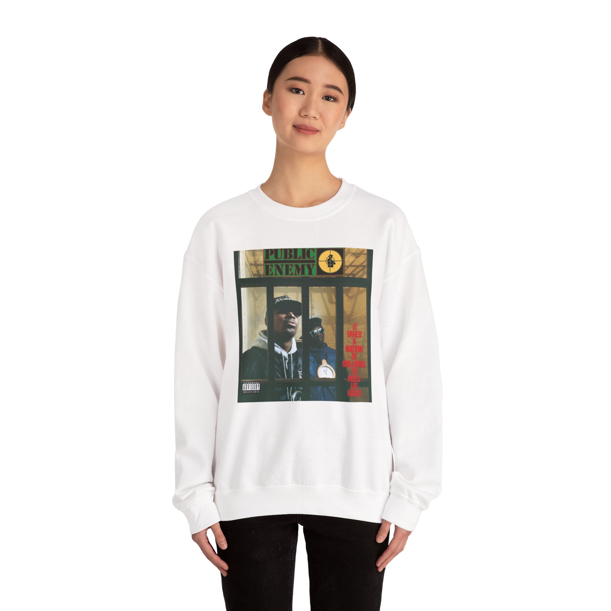 It Takes A Nation Of Millions To Hold Us Back Unisex Heavy Crewneck Sweatshirt
