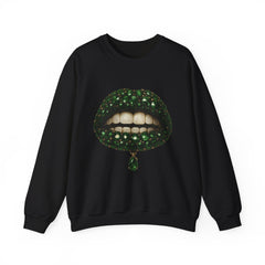 Gemstone Lips Unisex Crewneck Sweatshirt - Stylish & Comfortable