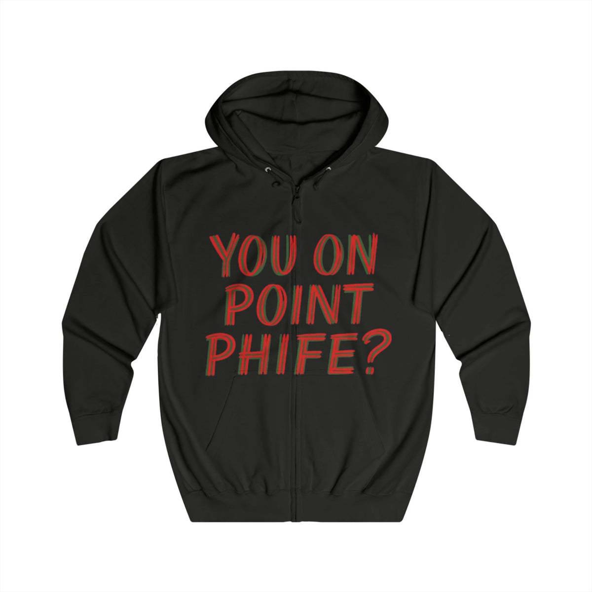 You On Point Phife? Stylish Black Hoodie for Hip-Hop Lovers
