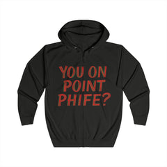 You On Point Phife? Stylish Black Hoodie for Hip-Hop Lovers
