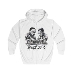 MLK & Malcolm X 'THEY NOT LIKE US' Unisex Pullover Hoodie