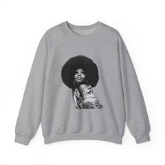Diana Ross Empowering Afro-Inspired Unisex Crewneck Sweatshirt