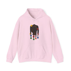 Colorful Flower Braid Unisex Hooded Sweatshirt - Cozy & Stylish