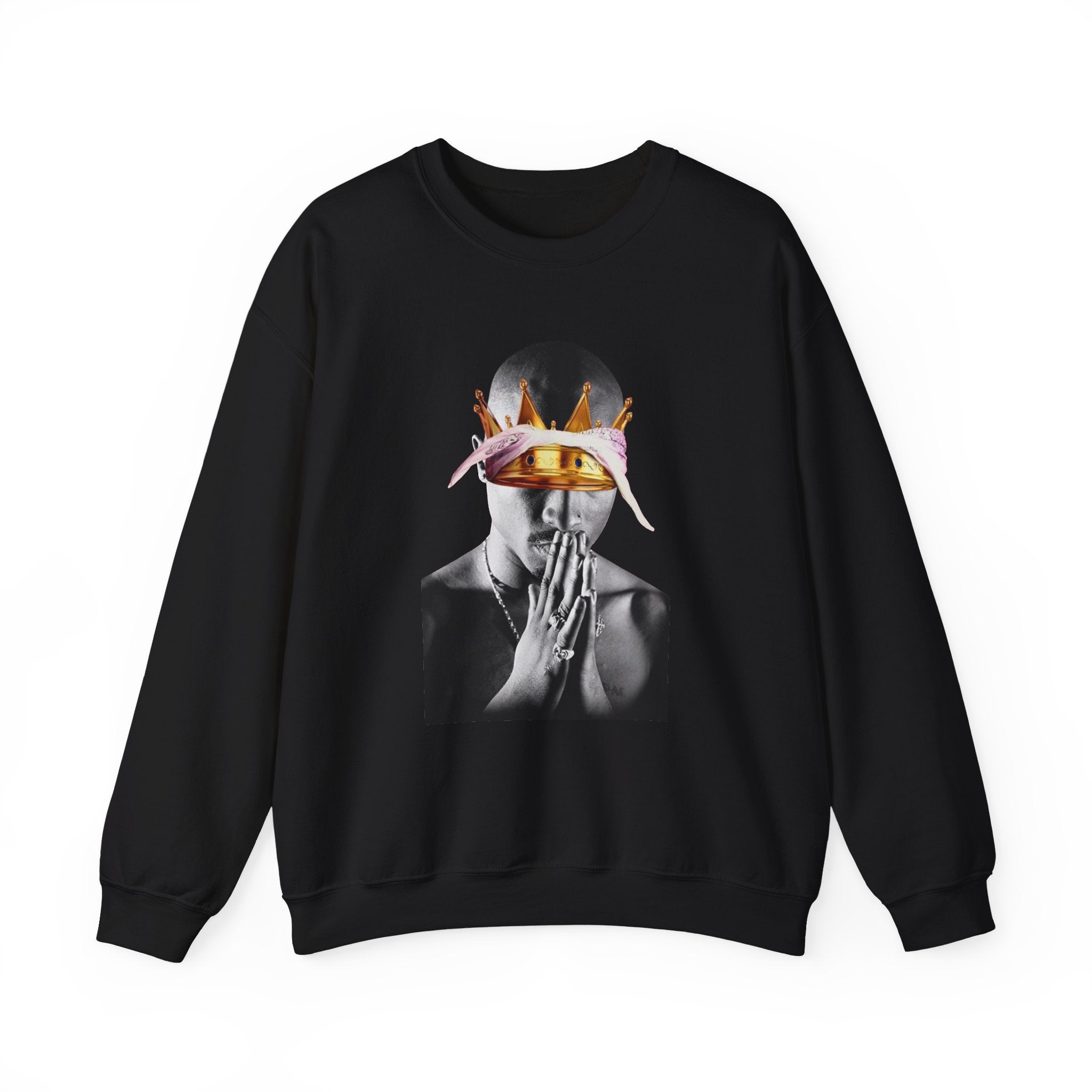 2pac Praying Unisex Crewneck Sweatshirt