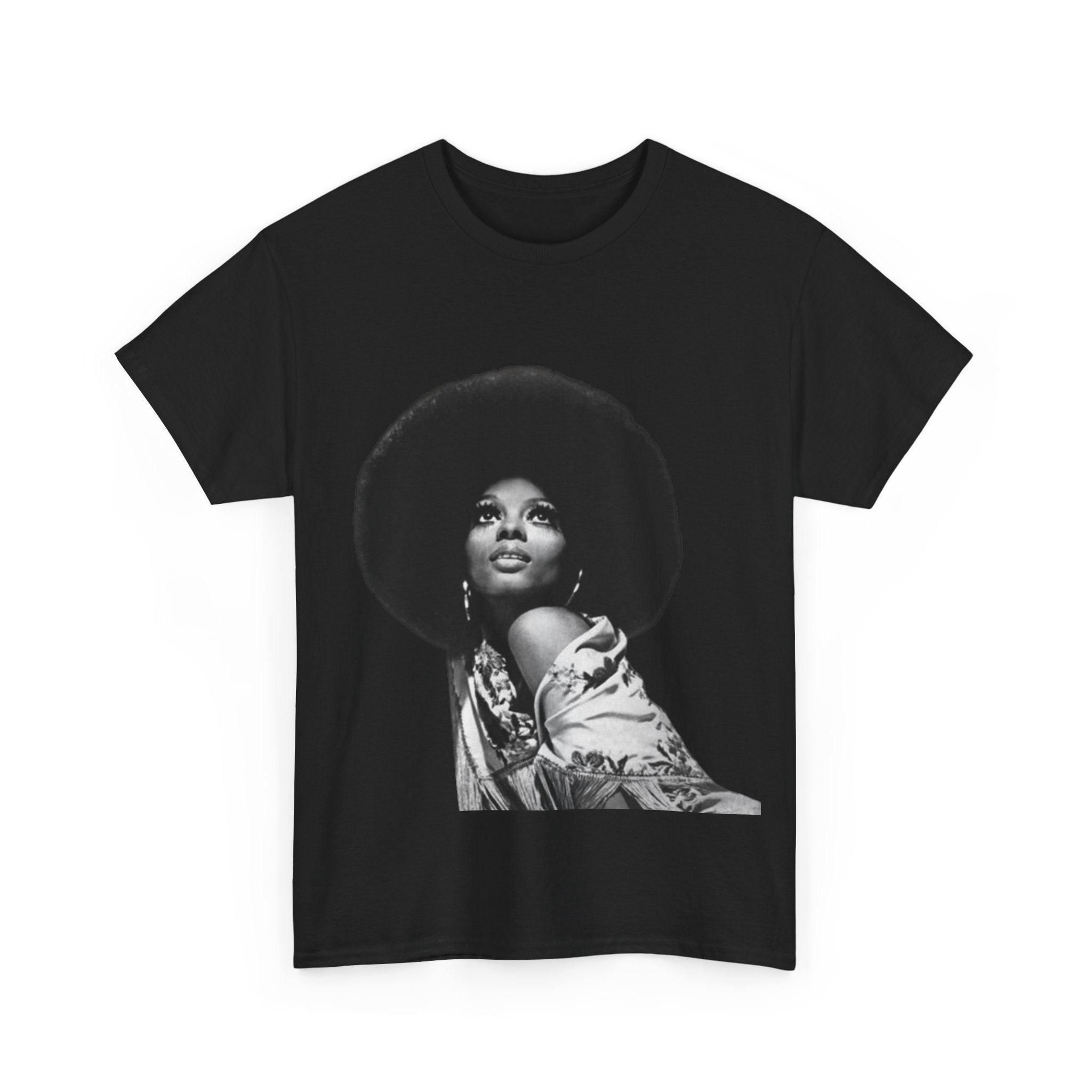 Diana Ross Empowered Afro Love Unisex Heavy Cotton Tee