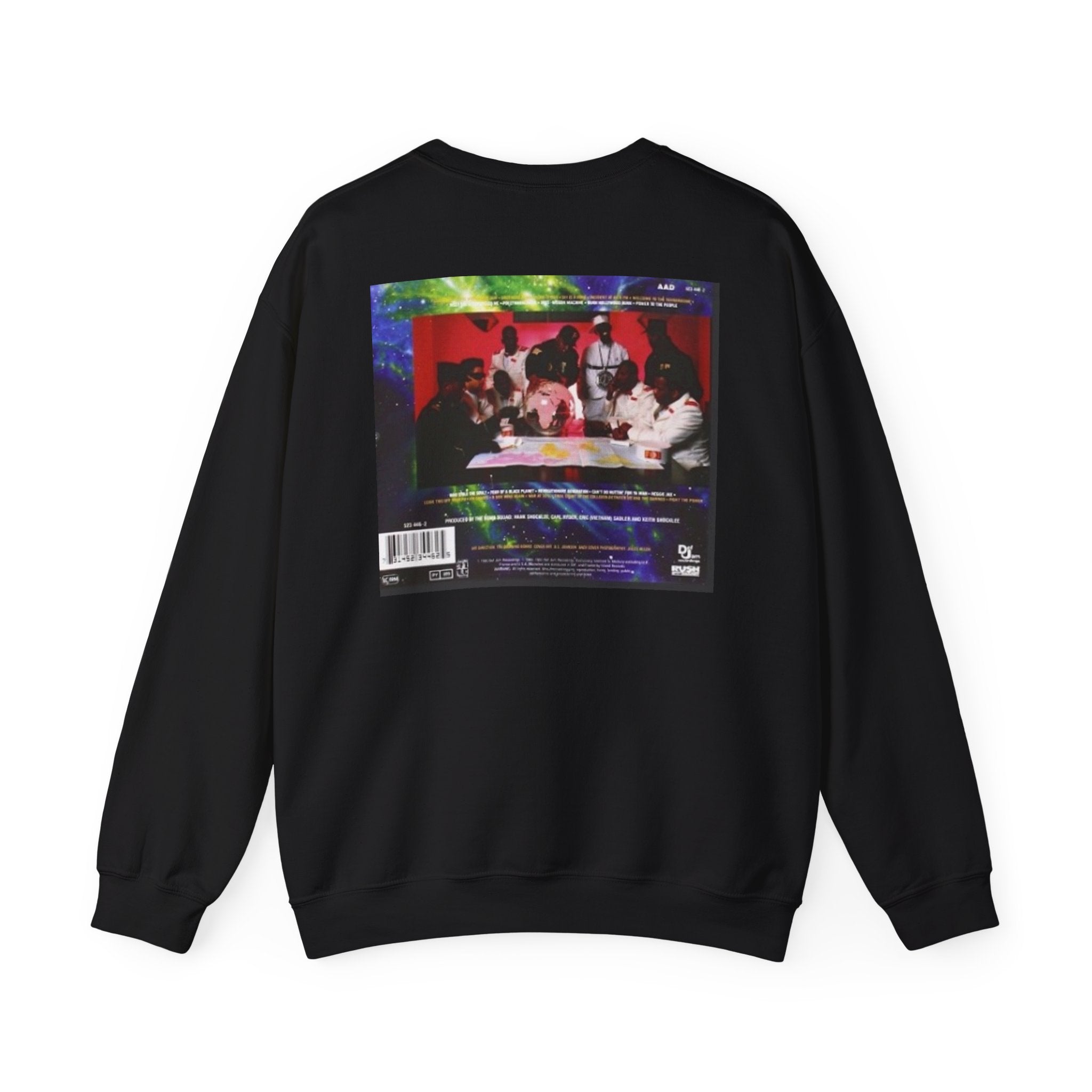 90s Hip Hop Fear of a Black Planet by Public Enemy Unisex Heavy Blend™ Crewneck Sweatshirt