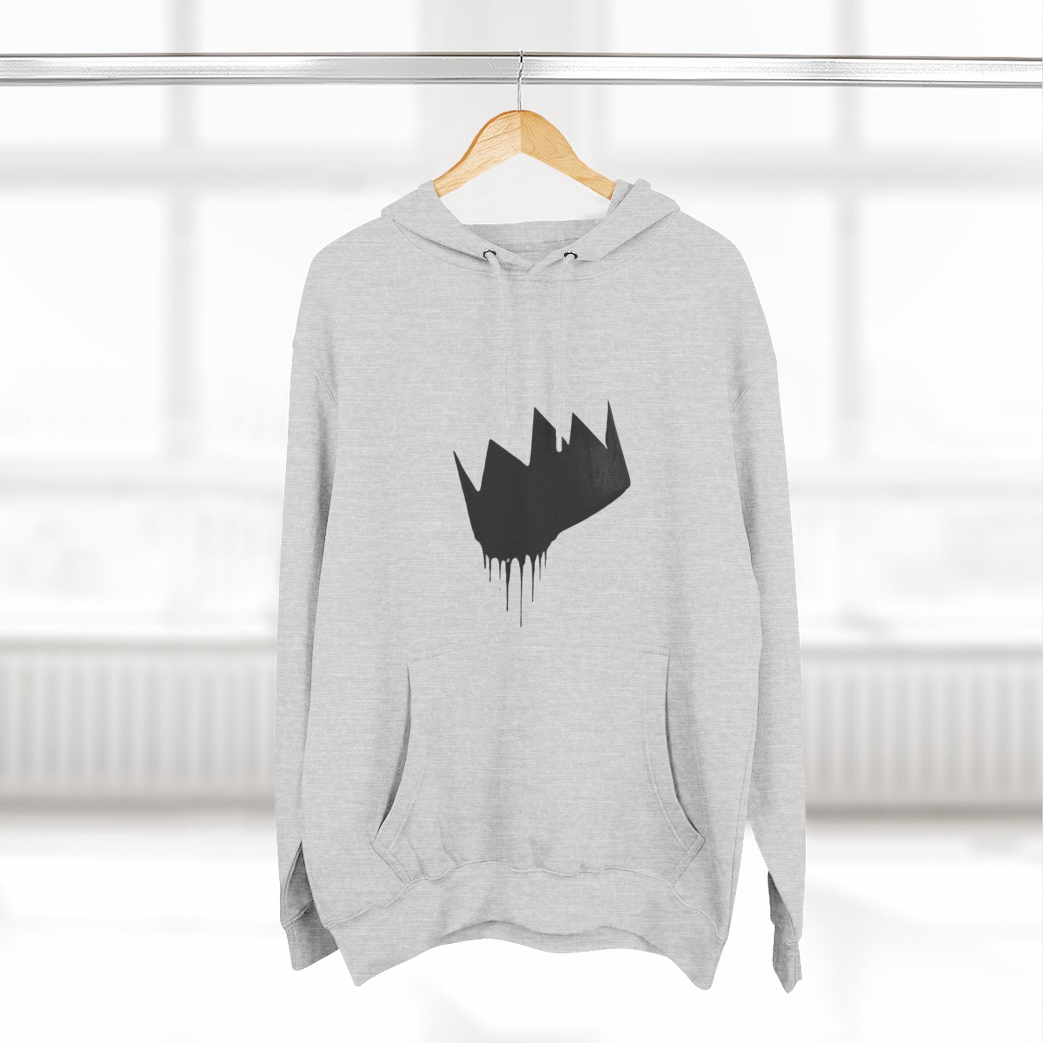 Drippy Crown Design Hoodie