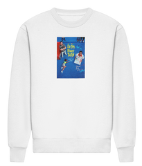 Do The Right Thing heavyweight sweatshirt in Arctic White, without white borders